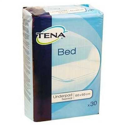 Фото Пеленки Tena Bed Underpad Normal (Тена Бед Андерпад Нормал) впитывающие 60*60см 30шт